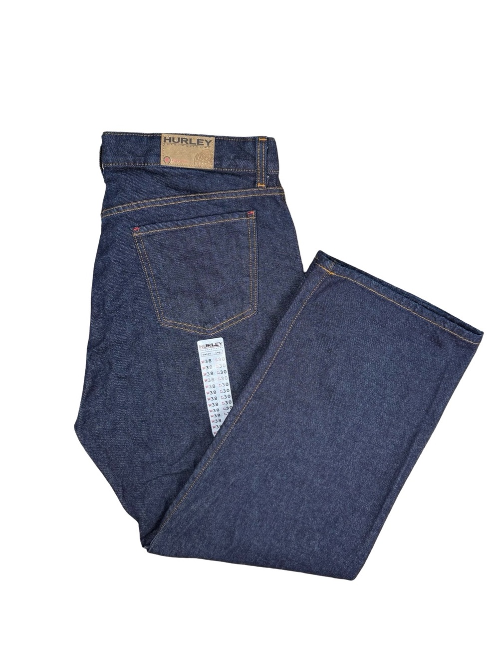 Vintage Y2K Hurley International‎ Jeans Mens 38x30 Made In USA Deadstock